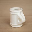 DSC_1452 ntrl 1.jpg Free STL file Beach Umbrella Clamp・3D printing template to download