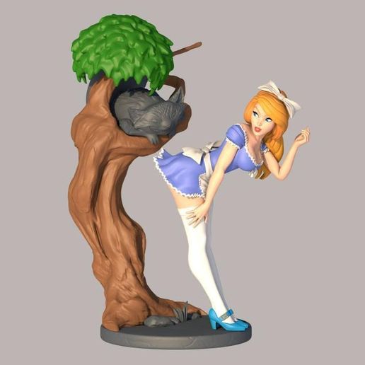 Alice in Wonderland Sexy 3D model