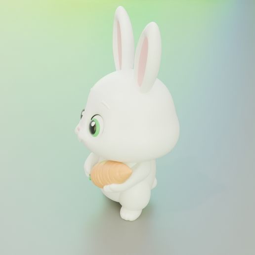 🐇 RABBIT・ STL File for 3D printing・Cults