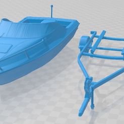 Bayliner-1.jpg 3D file Bayliner Boat with Trailer・Model to download and 3D print