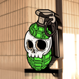 9770aaf5-248a-4b94-8c4d-d6ae85db2326.png grenade skull  LIGHTBOX MULTICOLOR /SINGLE EXTRUDER