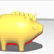 c2.png Cute Unicorn Pig, STL and blender file.