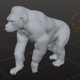 Screenshot-2025-09-23-at-8.45.45 PM.png Ape Base Mesh OBJ 3D Model – Raw Editable Evolution March Primate for Practice, Kitbash & Sculpting (Base Model)