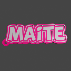 maite.png Maite keychain 2 colors