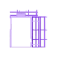 main building cut 1.stl Oriental building with balcony, perimeter wall and corner tower (12) - Medieval Modern Oriental Desert Old Archaic East 28mm 15mm RPG