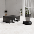 mainrender.png Vinyl Record Coasters Set with Turntable Storage Box