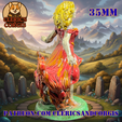 Your-paragraph-text-238.png The Fire Dancer: 35mm Sorcerer, Fire Elemental, or Cultist Mini for D&D, Spellcasters, and Elemental Campaigns (Pre-Supported)