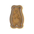Bear.png Forest Animals Cookie Cutter Set of 8 - Commercial Version