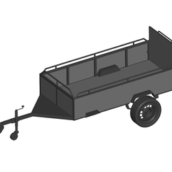1.png 3D file Car trailer・3D printable model to download