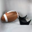 Football-STL-1.jpg Fichiers STL de football réaliste grandeur nature et support - NO AMS - LICENCE COMMERCIALE