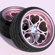 SKF-MONA-v3.png Heart SET с колесами SK MONA, рулевым колесом, выхлопной трубой