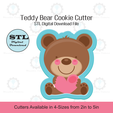 Etsy-Listing-Template-STL-2.png Valentines Teddy Bear Cookie Cutter | STL File