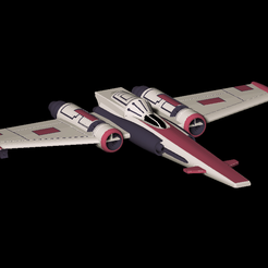 z95.png Fichier STL gratuit Z-95 Starfighter à l'échelle un sur deux cents・Plan à télécharger et à imprimer en 3D