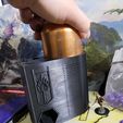 PRINT-3.jpg STL File - 6x Pop Can Dice Tower / Holder w/ Lid - by 1ShotHeroes Minis