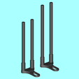 Adjustable-Snag-Ears-3D-Print-in-place.png Snag Bars Ears [ADJUSTABLE]  | Carp Fishing Rod Holder, Lock  | Print-in-place