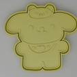pompompurin.png Set of 6 models Cookie Cutters Hello Kitty Sanrio