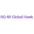 RQ-4B Global Hawk_name.stl Wall silhouette - US Military Aviation - RQ-4B Global Hawk