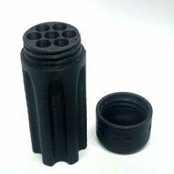 Revolver cigarette case