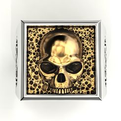 Ring-skull-and-Celtic-pattern-3.jpg Fichier STL Bague tête de mort et motif celtique・Objet pour imprimante 3D à télécharger