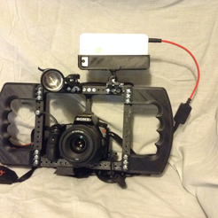 Capture d’écran 2017-01-11 à 16.27.45.png Fichier STL gratuit Support d'Iphone pour Cage modulaire DSLR・Design pour imprimante 3D à télécharger
