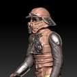 ScreenShot309.jpg Star Wars .stl LANDO CALRISSIAN (Skiff Guard Disguise) .3D action figure .OBJ Kenner style.