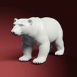 000_cover.jpg Polar Bear Statue STL – Standing Bear 3D Print – Wildlife Figurine for Shelf Display