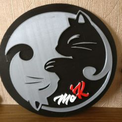 WhatsApp_Image_2018-01-12_at_10.37.35.jpeg Fichier STL gratuit Art mural Cat yang・Modèle à télécharger et à imprimer en 3D