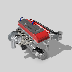 IMG_6771.png Ford Barra Turbo Engine LOW POLY