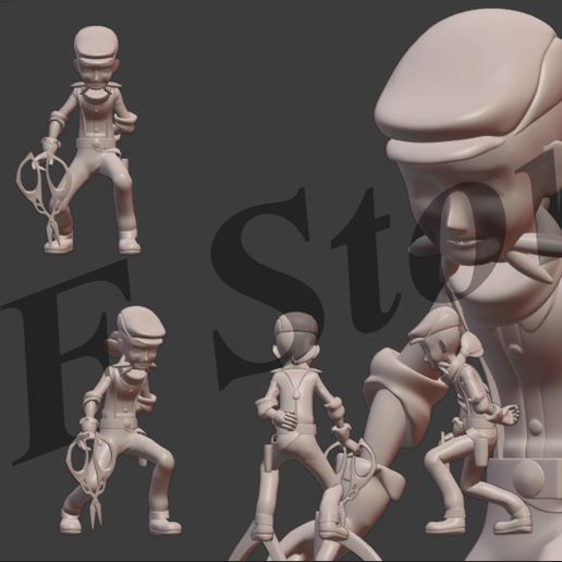 Pokemon Ramos 3D model