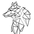 Wilk33.png Wolf Wall Decor. Animal Wall Decor. Wall Art Decoration