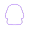 5.5.stl 🛁 BATH ROBE COOKIE CUTTER | ROBE SHAPE | BATHROOM & SPA THEME | STL FILE BUNDLE