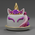 Cake_Paint_001.png Cake in unicorn style