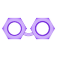 Frame.stl Free STL file Hex nut glasses・3D printable model to download