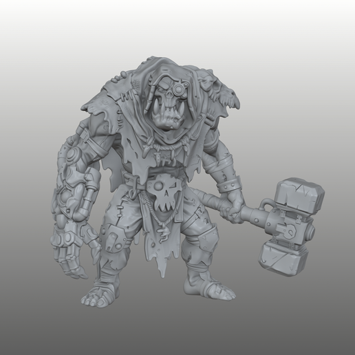 Avatar of Cunning - Tribal Ork Shaman 3D model
