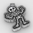 cute-skeleton-skull_2-color.jpg skeletons skulls, christmas, peace and love, hello, winner - freshie mold - silicone mold box