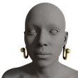 з20001.png EARRINGS Schnalle ONE PIECE BOA HANCOCK