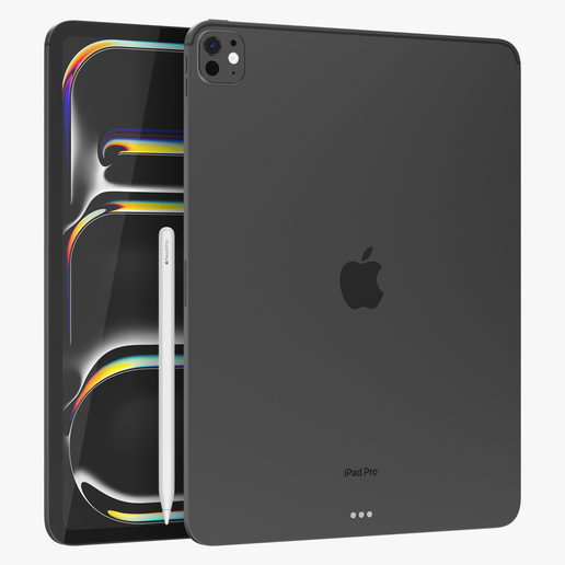🍎 Apple IPad Pro M4 13-inch Black・ STL File for ・Cults