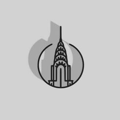 Empire-State.jpg STL file Empire State Decoration - 2D Art・3D printing model to download