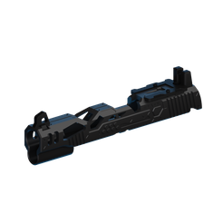 51-slide.png STL file AIRSOFT HI-CAPA 5.1 EVA CUSTOM SLIDE WITH HIGHTSIGHT RMR MOUNT・3D printing design to download