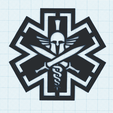 TAC-MED-Spartan-stencil.png Tactical Medicine (TAC-MED) Spartan logo, Military, Airsoft / Cosplay, Labe Star of Life Medic, Patch Sparta MED STENCIL