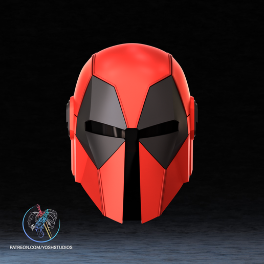 Photo-1.png Mando Deadpool Helmet 3D Printer STL File