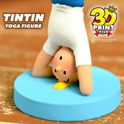 1.jpg TinTin 3d  model 3D printing-ready yoga figure