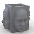 pic3.jpg Poly Face Head Planter Holder Vase