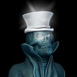 Cape-Skull-Kragen-WALL-Lamp-Headgear-Zylinderhat-Open-Eyes.jpg Wall lamp skull with cylinder open eyes