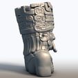 Tlaloc-Aztec-God-Bust0006.jpg Busto del Dios Azteca Tlaloc - Deidad de la Lluvia y el Trueno - Escultura Tormenta Mesoamericana