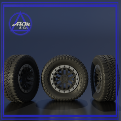 RAP-001.png 1/24 Ford Raptor Offroad Style wheel with deformation