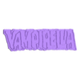 Vampirella logo.stl Vampirella Logo Symbol