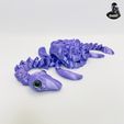 IMG_19611.jpg Lucky Plesiosaurus Turtle - Swappable Shell - Articulated - Print in Place - No Supports - Flexi