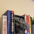 462568505_547821991212013_5631863605612191105_n.jpg Dragon Head Book nook, Bookshelf Decoration - Fantasy Bookend with Optional Paw Add-On