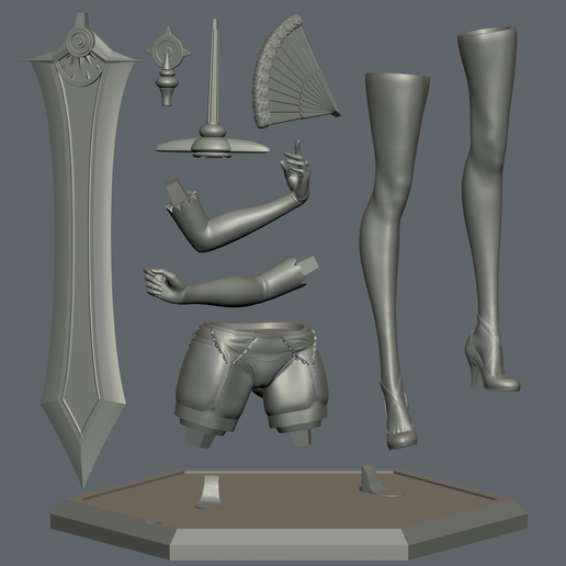 👾 PRISCILLA Re: ZERO・ 3D File for 3D printing・Cults